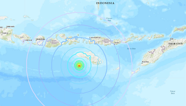 Photo of இந்தோனேசியாவில் உள்ள சும்பா தீவில் நிலநடுக்கம் – ரிக்டர் அளவுகோலில் 6 ஆக பதிவு!!