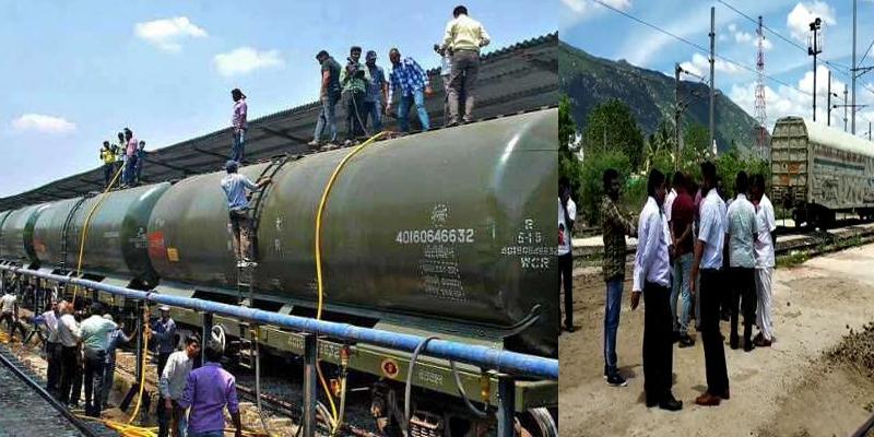 Photo of சென்னைக்கு ரெயில் மூலம் தண்ணீர் கொண்டுவரும் முயற்சி –  சோதனை ஓட்டம் முடிந்தது